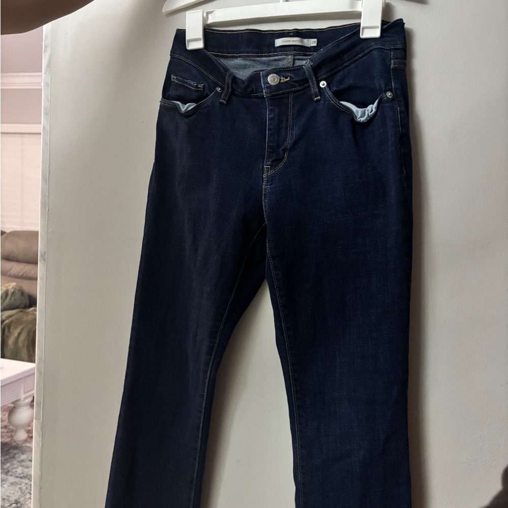 Levi's Blue Boot Cut Jeans Classic Style